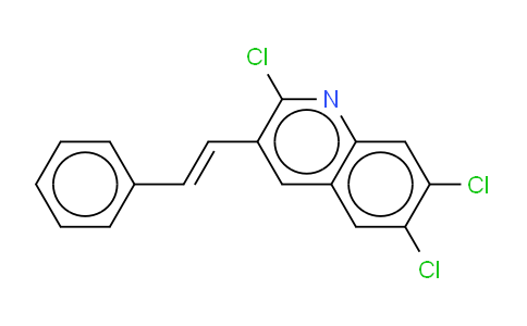 CAS No. 149366-38-1, 2,6,7,-Trichloro-3-styryl-quinoaline