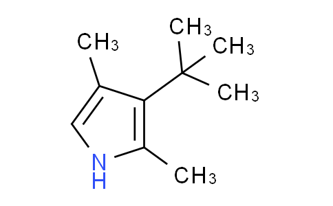 CAS No. 151464-91-4, 3-tert-Butyl-2,4-dimethyl-1H-pyrrole