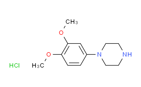 CAS No. 16015-72-8, 1-(3,4-Dimethoxyphenyl)piperazine hydrochloride