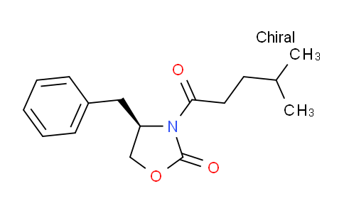 CAS No. 163810-26-2, (R)-4-Benzyl-3-(4-methylpentanoyl)oxazolidin-2-one