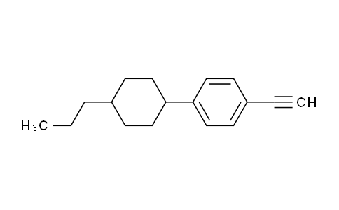 CAS No. 167858-58-4, 4-(4-propyl-cyclohexyl)-phenylacetylene