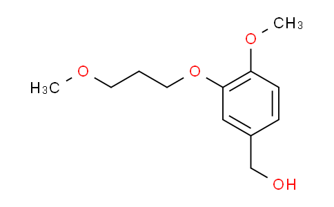 CAS No. 172900-74-2, 3-(3-methoxypropoxy)-4-methoxyphenylmethanol