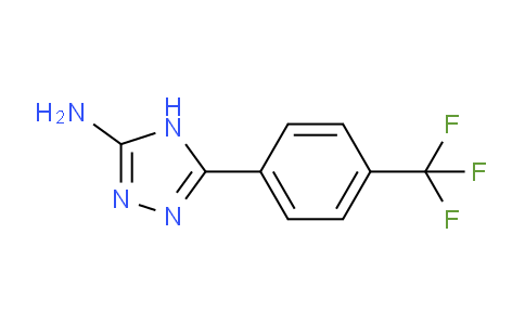 CAS No. 178556-79-1, 5-(4-(Trifluoromethyl)phenyl)-4H-1,2,4-triazol-3-amine