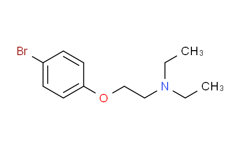 CAS No. 1823-62-7, 2-(4-Bromophenoxy)-N,N-diethylethanamine