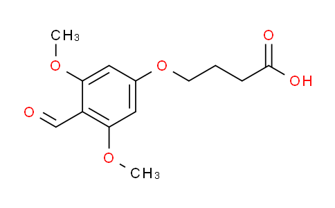 CAS No. 197304-21-5, 4-(4-Formyl-3,5-dimethoxyphenoxy)butanoic acid