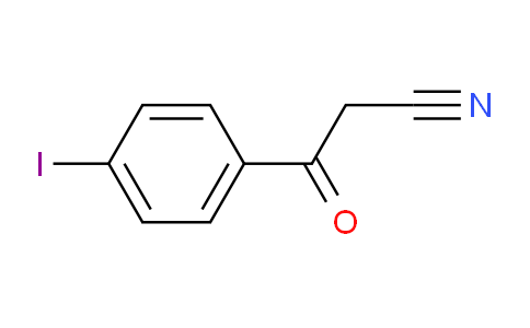 CAS No. 206346-33-0, 3-(4-Iodophenyl)-3-oxopropanenitrile