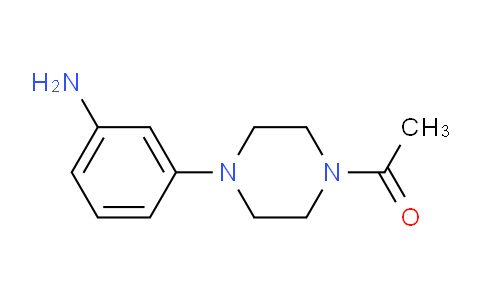 CAS No. 206879-65-4, 1-(4-(3-Aminophenyl)piperazin-1-yl)ethan-1-one