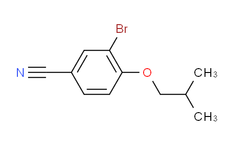 CAS No. 208665-95-6, 3-bromo-4-(2-methylpropoxy)benzonitrile