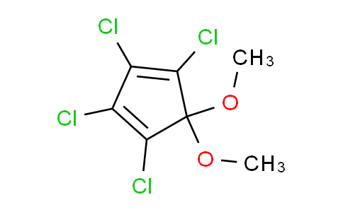 CAS No. 2207-27-4, 5,5-Dimethoxy-1,2,3,4-tetrachlorocyclopentadiene
