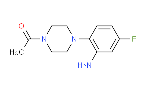 CAS No. 223513-02-8, 2-(4-Acetyl-piperazin-1-yl)-5-fluoroaniline