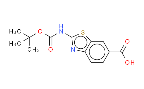 CAS No. 225525-50-8, 2-N-Boc-aminobenzothiazole-6-carboxylic acid