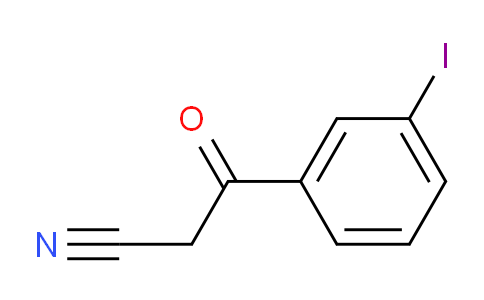 CAS No. 247206-80-0, 3-Iodobenzoylacetonitrile