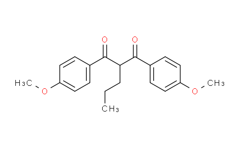 CAS No. 263717-49-3, 1,3-bis(4-methoxyphenyl)-2-propyl-1,3-propanedion