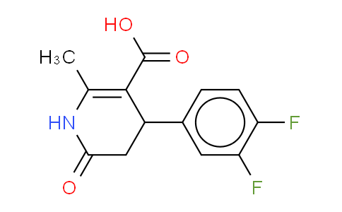 CAS No. 265985-98-6, 4-(3,4-Difluorophenyl)-1,4,5,6-tetrahydro-2-methyl-6-oxo-3-pyridinecarboxylic?acid