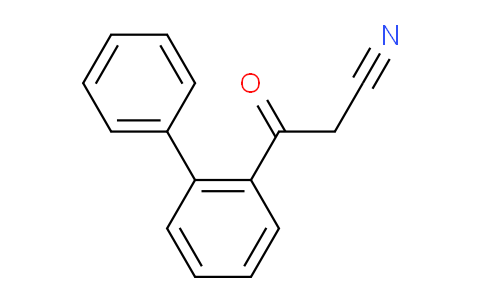 CAS No. 270084-29-2, 3-([1,1'-Biphenyl]-2-yl)-3-oxopropanenitrile