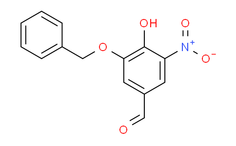 CAS No. 312327-13-2, 3-Benzyloxy-4-hydroxy-5-nitro-benzaldehyde