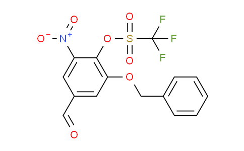 CAS No. 312731-70-7, 2-(Benzyloxy)-4-formyl-6-nitrophenyl trifluoromethanesulfonate
