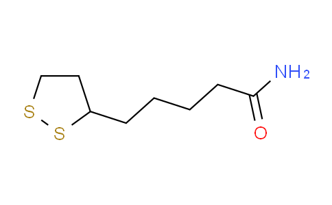CAS No. 3206-73-3, DL-5-(1,2-Dithiolan-3-yl)valeramide