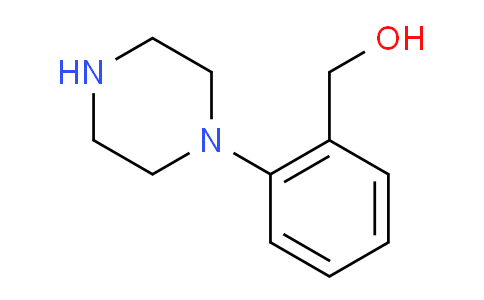 CAS No. 321909-01-7, 2-(1-Piperazinyl)benzyl alcohol