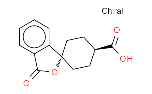 CAS No. 328233-08-5, trans-3'-Oxo-spiro[cyclohexane-1,1'(3'H)-isobenzofuran]-4-carboxylicacid