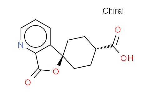 CAS No. 328233-13-2, trans-7'-Oxo-spiro[cyclohexane-1,5'(7'H)-furo[3,4-b]pyridine]-4-carboxylicacid