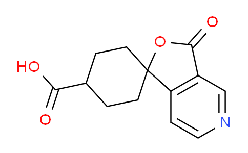 CAS No. 328233-46-1, cis-3'-Oxo-spiro[cyclohexane-1,1'(3'H)-furo[3,4-c]pyridine]-4-carboxylic acid