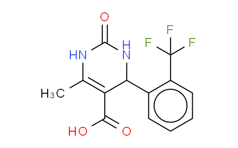 CAS No. 356566-54-6, 1,2,3,4-Tetrahydro-6-methyl-2-oxo-4-[2-(trifluoromethyl)phenyl]-5-pyrimidinecarb