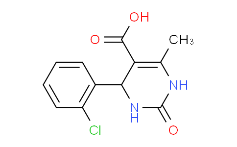 CAS No. 356566-56-8, 4-(2-Chlorophenyl)-1,2,3,4-tetrahydro-6-methyl-2-oxo-5-pyrimidinecarboxylic acid
