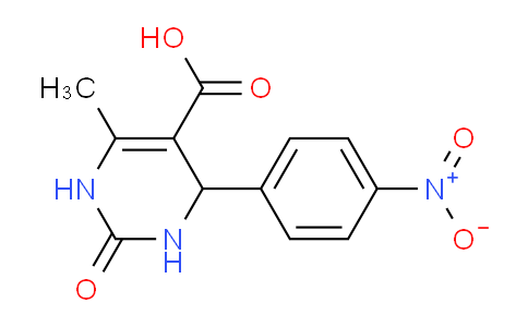 CAS No. 356566-57-9, 6-Methyl-4-(4-nitrophenyl)-2-oxo-1,2,3,4-tetrahydropyrimidine-5-carboxylic acid