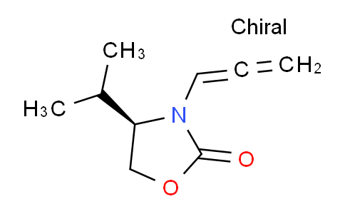CAS No. 357426-83-6, (4R)-3-propa-1,2-dienyl-4-propan-2-yl-1,3-oxazolidin-2-one