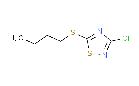 CAS No. 36955-36-9, 5-(butylthio)-3-chloro-1,2,4-thiadiazole