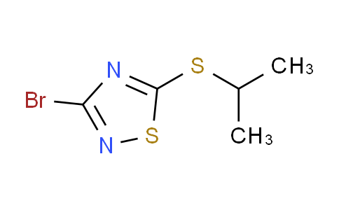 CAS No. 36955-40-5, 3-Bromo-5-(isopropylthio)-1,2,4-thiadiazole
