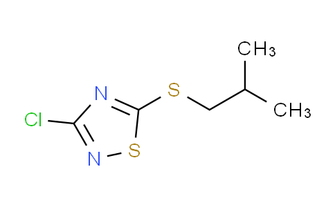 CAS No. 36955-41-6, 3-Chloro-5-(isobutylthio)-1,2,4-thiadiazole