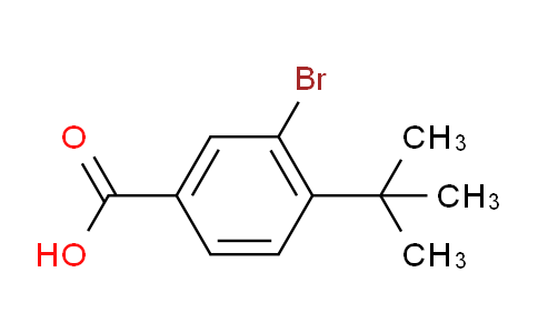 CAS No. 38473-89-1, 3-Bromo-4-tert-butylbenzoicacid
