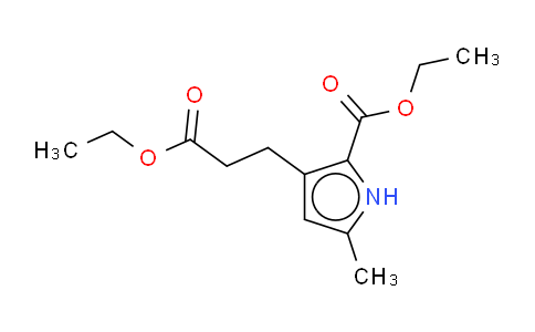 CAS No. 40515-75-1, ?3-(2-Ethoxycarbonyl-ethyl)-5-methyl-1H-pyrrole-2-carboxylicacidethylester