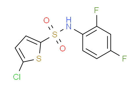 CAS No. 411207-61-9, 5-Chloro-N-(2,4-difluorophenyl)thiophene-2-sulfonamide