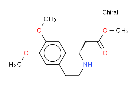 CAS No. 417725-91-8, 1-Isoquinolineaceticacid,1,2,3,4-tetrahydro-6,7-dimethoxy-,methylester