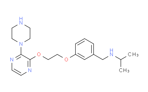 MC789960 | 428816-13-1 | 2-(1-Piperazinyl)-3-[2-[3-[(isopropylamino)methyl]phenoxy]ethoxy]pyrazine