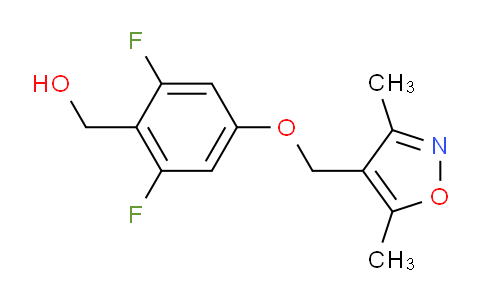 CAS No. 438049-85-5, [4-(3,5-Dimethyl-isoxazol-4-ylmethoxy)-2,6-difluoro-phenyl]-methanol