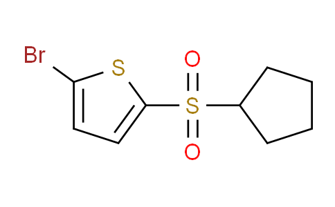 CAS No. 438234-34-5, 2-Bromo-5-(cyclopentylsulfonyl)thiophene