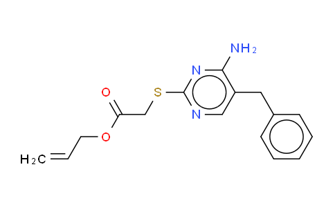 CAS No. 476302-23-5, (4-Amino-5-benzyl-pyrimidin-2-ylsulfanyl)-aceticacidallylester