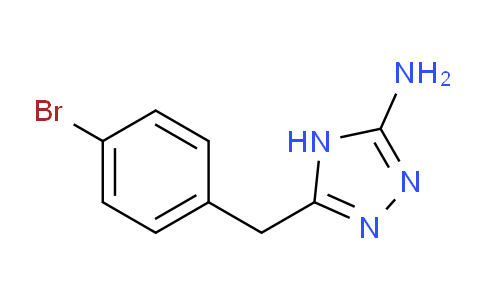 CAS No. 502685-91-8, 5-(4-Bromobenzyl)-4H-1,2,4-triazol-3-amine