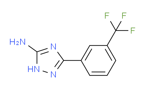 CAS No. 502686-01-3, 3-[3-(Trifluoromethyl)phenyl]-1H-1,2,4-triazol-5-amine