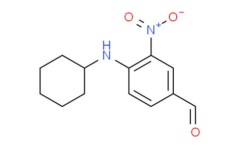 CAS No. 509094-03-5, 4-(Cyclohexylamino)-3-nitrobenzaldehyde