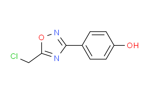 CAS No. 5509-32-0, 4-(5-Chloromethyl-[1,2,4]oxadiazol-3-yl)-phenol