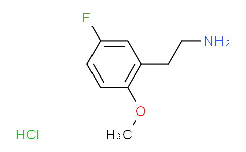 CAS No. 1000533-03-8, 2-(5-fluoro-2-methoxyphenyl)ethan-1-amine hydrochloride