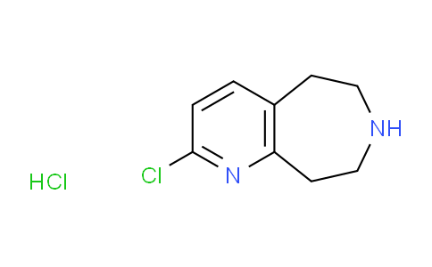 CAS No. 1003591-00-1, 2-Chloro-6,7,8,9-tetrahydro-5H-pyrido[2,3-d]azepine hydrochloride