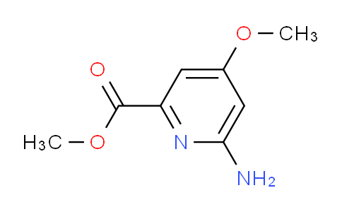 CAS No. 100377-55-7, 6-amino-4-methoxy-2-pyridinecarboxylic acid methyl ester