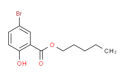CAS No. 100388-15-6, Pentyl 5-bromo-2-hydroxybenzoate