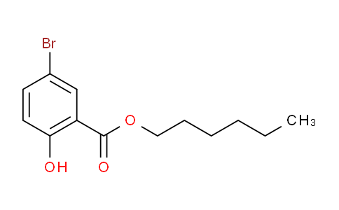 CAS No. 100614-10-6, Hexyl 5-bromo-2-hydroxybenzoate
